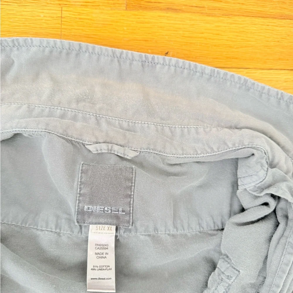 Diesel Light Gray jaket men medium - Picture 2 of 10
